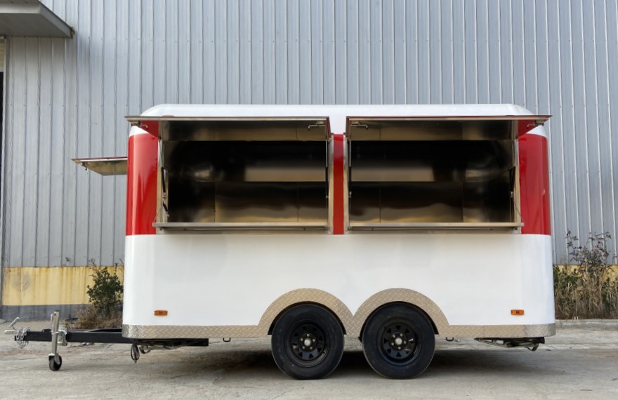 custom mobile catering trailer for sale